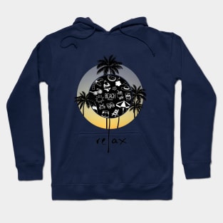 Relax in the beach Hoodie